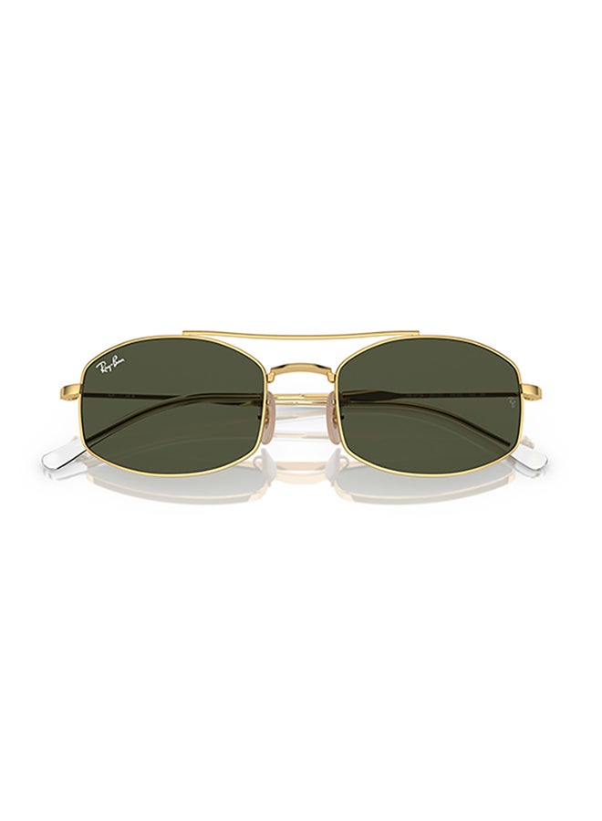 Ray-Ban Ray Ban Unisex Oval  Sunglasses - Rb3719 - Lense Size:51Mm - Arista  - Image 5