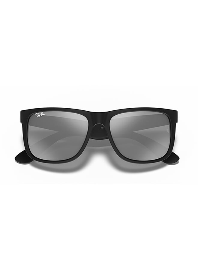 Ray-Ban Men's Ray Ban Man Square Justin Sunglasses - Rb4165 - Lense Size:51Mm - Rubber Black - Image 4