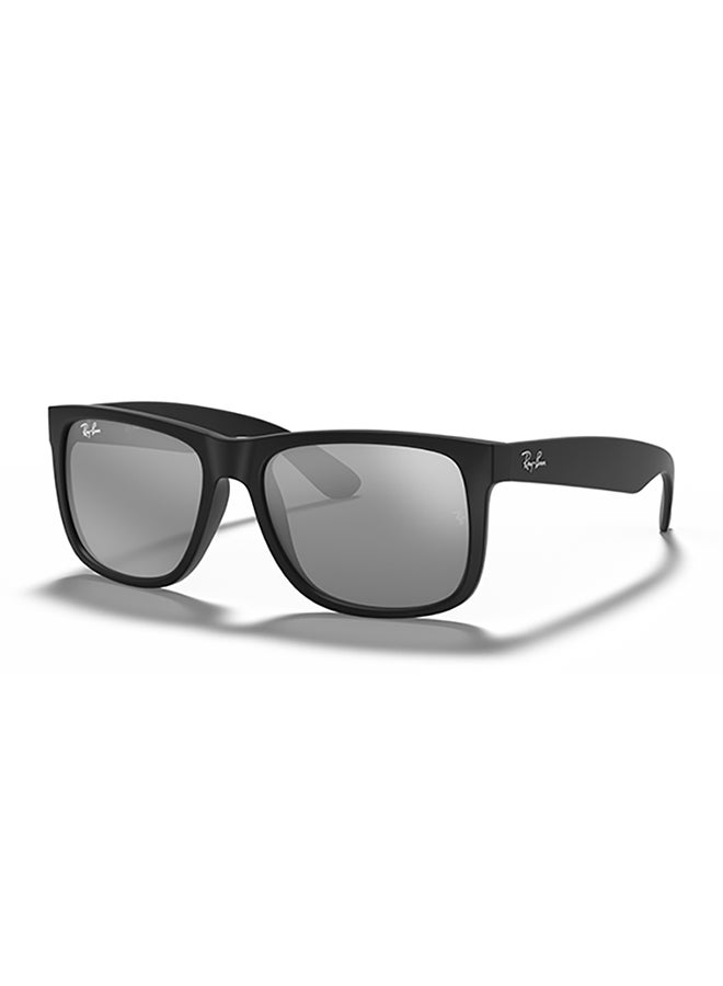 Ray-Ban Men's Ray Ban Man Square Justin Sunglasses - Rb4165 - Lense Size:51Mm - Rubber Black - Image 5