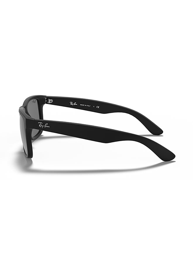 Ray-Ban Men's Ray Ban Man Square Justin Sunglasses - Rb4165 - Lense Size:51Mm - Rubber Black - Image 3