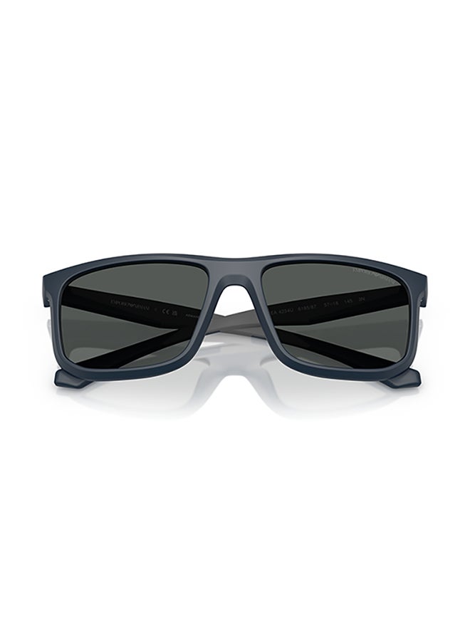 EMPORIO ARMANI Men's Emporio Armani Man Square  Sunglasses - Ea4234U - Lense Size:57Mm - Matte Blue  - Image 3