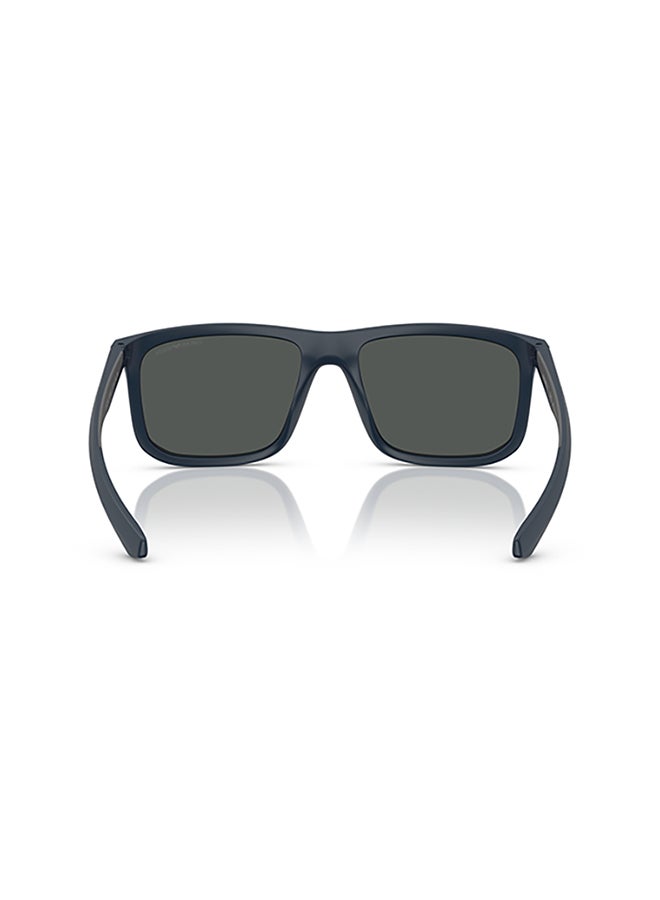 EMPORIO ARMANI Men's Emporio Armani Man Square  Sunglasses - Ea4234U - Lense Size:57Mm - Matte Blue  - Image 4