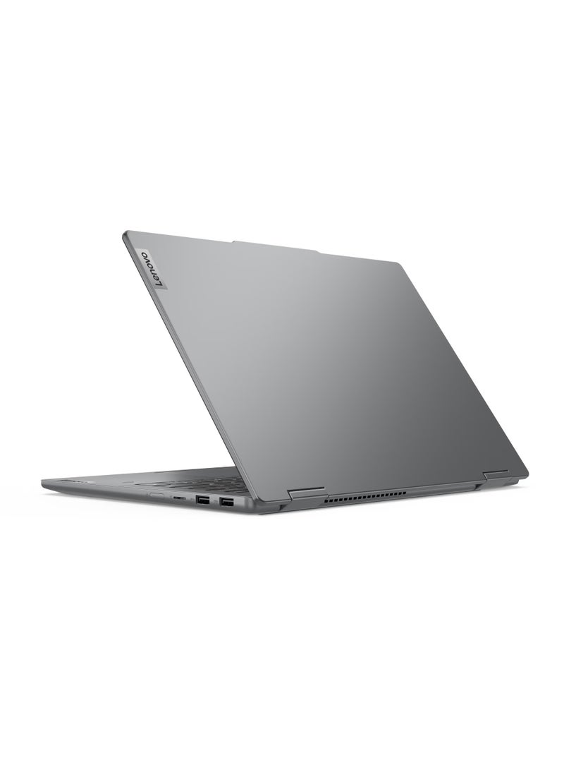 Lenovo IDEAPAD 5 2 IN 1 -83DT0090ED -Intel Core 5 120U-8GB Soldered LPDDR5-5200-512GB SSD M.2 -Integrated Intel Graphics-Windows 11 Home-14" WUXGA Arabic Luna Grey  - Image 2