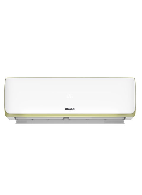 High-Performance 24000 BTU Cooling-Only Split Air Conditioner with R32 Refrigerant, Rotary Compressor, T3 Climate Compatibility, Auto-Restart, 4-Way Airflow, Gold Fin Protection – Efficient and Reliable for Hot Environments – Energy-Efficient Operation, Durable Build, and Advanced Air Circulation for Optimal Comfort in Large Rooms or Commercial Spaces 700 kW NSAC24VT3 White