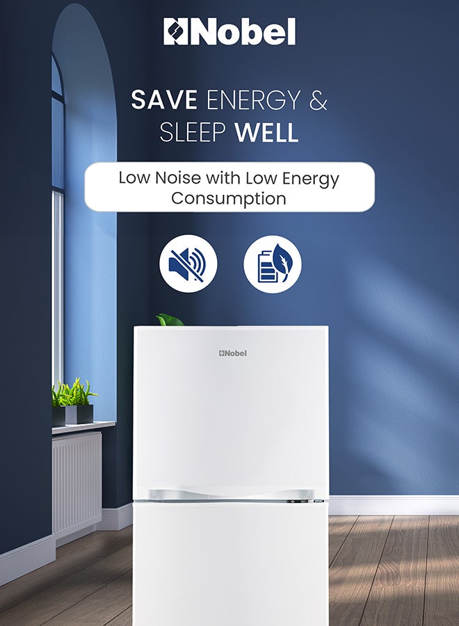 نوبل 295L Double Door Refrigerator with Multi Airflow, NoFrost Cooling, LED Light, Energy Saving – Mechanical Control 1600 W NR295 White - Image 5