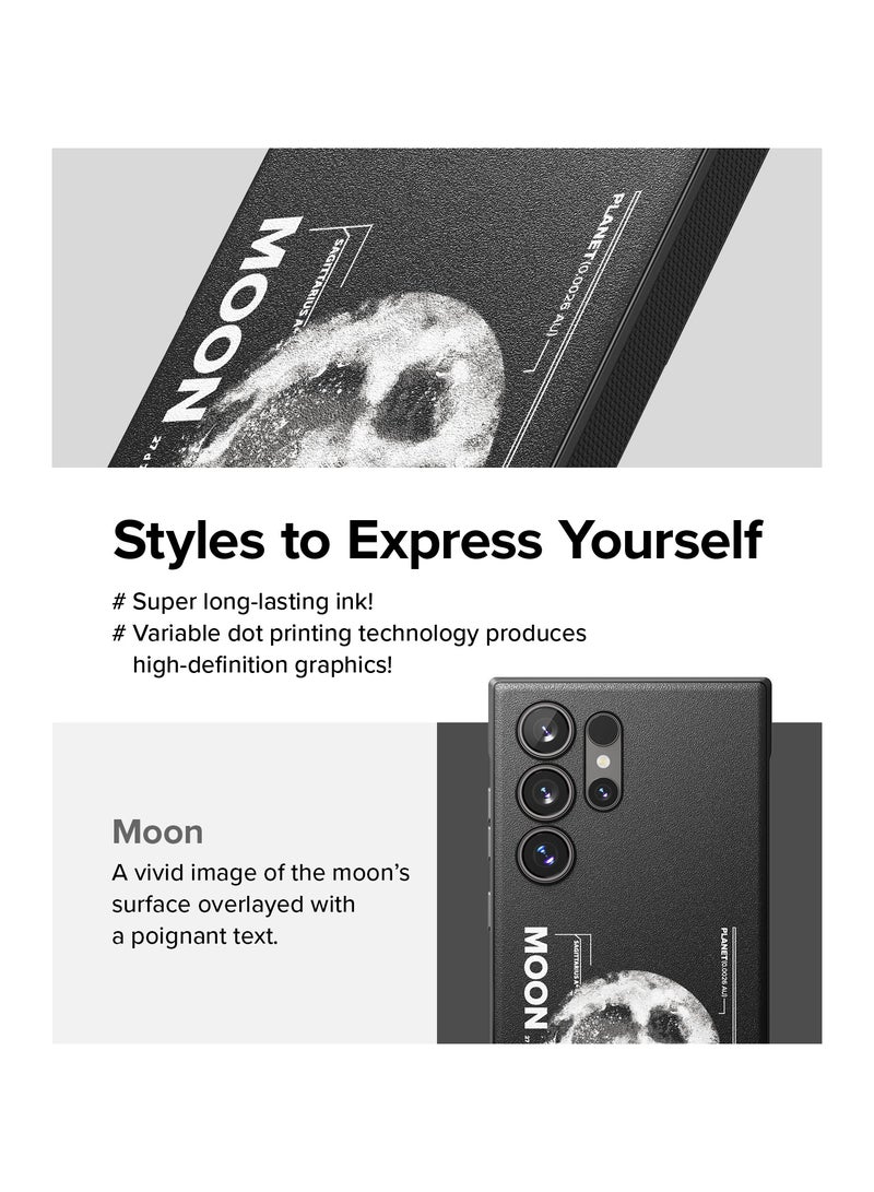 Ringke Onyx [Feels Good in The Hand] Compatible with Samsung Galaxy S24 Ultra Case 5G, Anti-Fingerprint Technology Prevents Oily Smudges Non-Slip Enhanced Grip Precise Cutouts for Camera MOON - Image 3