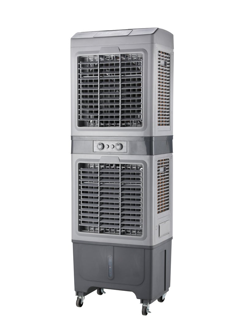 نوبل 50L Air Cooler with Honeycomb Cooling Pad – 12000 m³/h High Airflow, 3-Speed Settings, Powerful Axial Fan, Easy Mobility 50 L 200 W NAC2050S Black  - Image 1