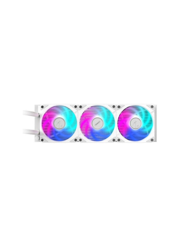 GIGABYTE - AORUS WATERFORCE II 360 ICE ARGB AIO Liquid CPU Coolerl, 360mm Radiator, 3x 120mm EZ-Chain ARGB Fans, 330° Rotatable Pump Block, Intel LGA 1700/1200 & AMD AM5/AM4 Support, PWM Fan & Pump Control, Sync RGB with GCC | GP-AORUS WATERFORCE II 360I - Image 1
