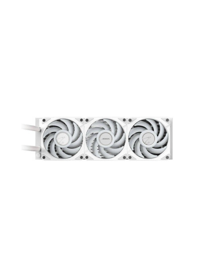 GIGABYTE - AORUS WATERFORCE II 360 ICE ARGB AIO Liquid CPU Coolerl, 360mm Radiator, 3x 120mm EZ-Chain ARGB Fans, 330° Rotatable Pump Block, Intel LGA 1700/1200 & AMD AM5/AM4 Support, PWM Fan & Pump Control, Sync RGB with GCC | GP-AORUS WATERFORCE II 360I - Image 1