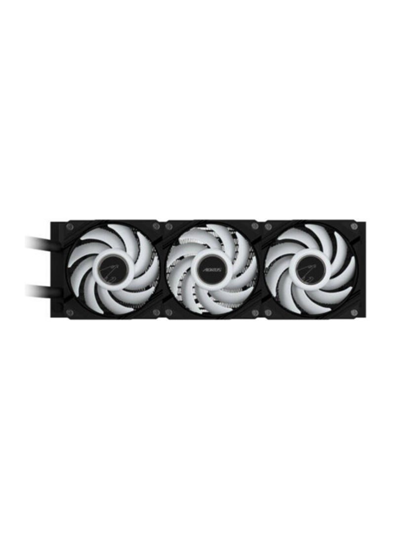 GIGABYTE AORUS WATERFORCE II 360 ARGB AIO Liquid CPU Cooler, 360mm Radiator, 3x 120mm ARGB Fans with EZ-Chain Daisy-Chain Design, 330° Rotatable Pump Block, Intel & AMD Socket Compatibility, Advanced PWM Fan & Pump Control, RGB Fusion 2.0 Sync, Quiet High-Performance Cooling | GP-AORUS WATERFORCE II 360  - Image 3