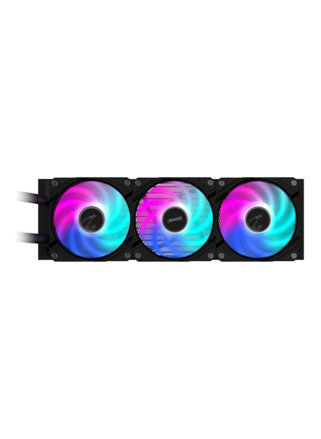 GIGABYTE AORUS WATERFORCE II 360 ARGB AIO Liquid CPU Cooler, 360mm Radiator, 3x 120mm ARGB Fans with EZ-Chain Daisy-Chain Design, 330° Rotatable Pump Block, Intel & AMD Socket Compatibility, Advanced PWM Fan & Pump Control, RGB Fusion 2.0 Sync, Quiet High-Performance Cooling | GP-AORUS WATERFORCE II 360  - Image 5