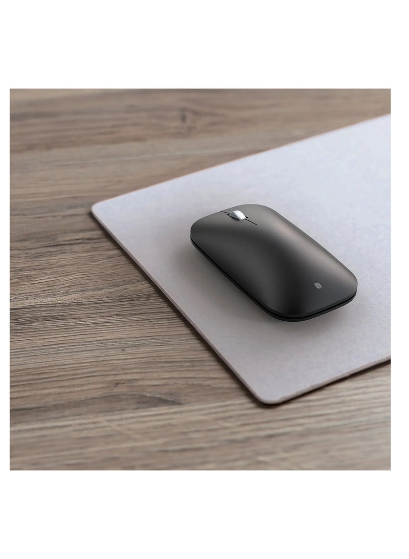 incase Modern Mobile Mouse by Microsoft, Bluetooth Low Energy Wireless, Ambidextrous Ergonomic Design, BlueTrack Precision Tracking, 4 Buttons, Metal Scroll Wheel, Up to 12 Months Battery Life, Compact & Lightweight, KTF-00014 Black  - Image 2