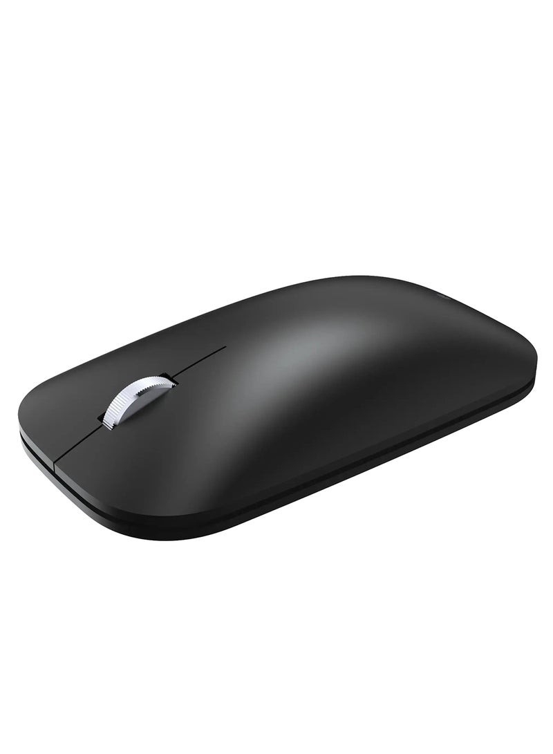 incase Modern Mobile Mouse by Microsoft, Bluetooth Low Energy Wireless, Ambidextrous Ergonomic Design, BlueTrack Precision Tracking, 4 Buttons, Metal Scroll Wheel, Up to 12 Months Battery Life, Compact & Lightweight, KTF-00014 Black  - Image 1