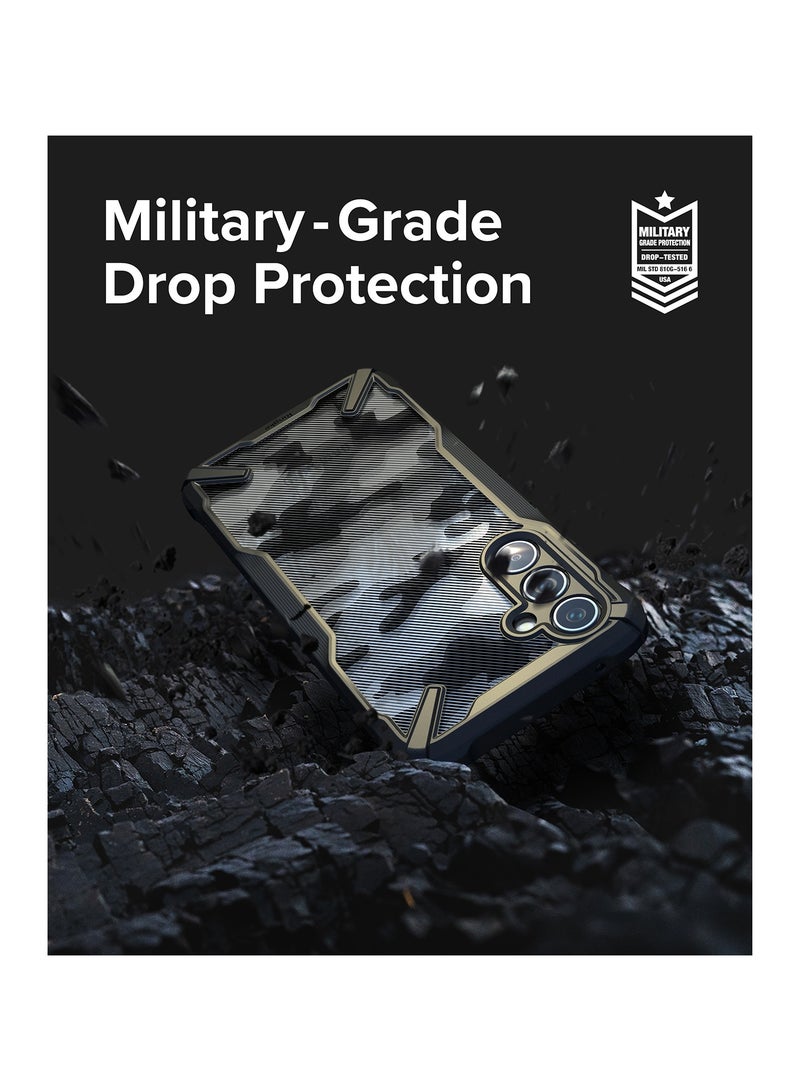 Ringke Fusion-X [Military Design] Compatible with Samsung Galaxy A54 5G Case, Camouflage Hard Back Cover Shockproof Advanced Protective Bumper Designed for Samsung A54 5G Case CAMO BLACK - Image 5