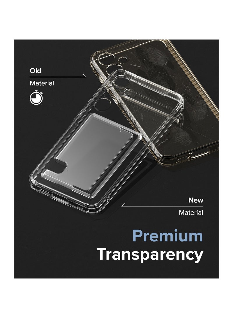 Ringke Fusion Card [Built-in Cardholder] Compatible with Samsung Galaxy A55 Case 5G, Hold Up to 1 Card, Transparent Wallet Phone Cover for Women, Men CLEAR - Image 5