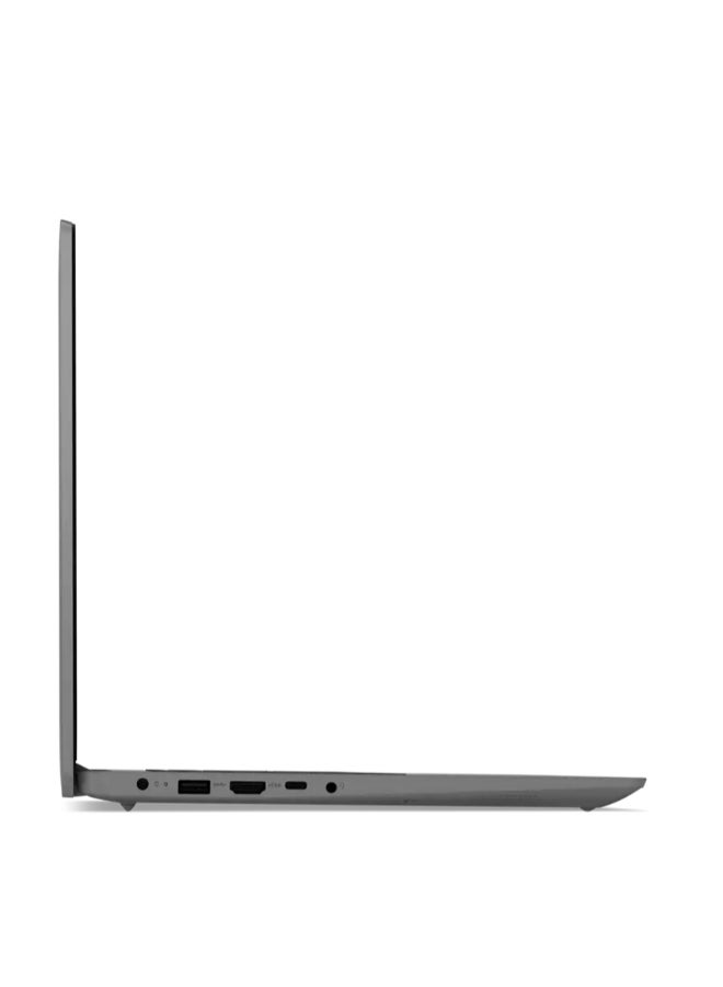 IdeaPad 3 Laptop With 15.6 Inch Full HD(1920X1080) Display,Intel Core i5-1235U Processor/8GB RAM DDR4/512GB SSD/DOS(Without Windows)/Intel Iris Xe Graphics/ English/Arabic Arctic Grey
