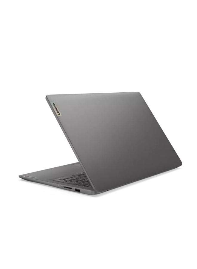 IdeaPad 3 Laptop With 15.6 Inch Full HD(1920X1080) Display,Intel Core i5-1235U Processor/8GB RAM DDR4/512GB SSD/DOS(Without Windows)/Intel Iris Xe Graphics/ English/Arabic Arctic Grey