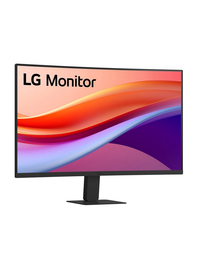 LG 27-inch FHD curved monitor with 100Hz refresh rate and USB-C port black  - Image 3