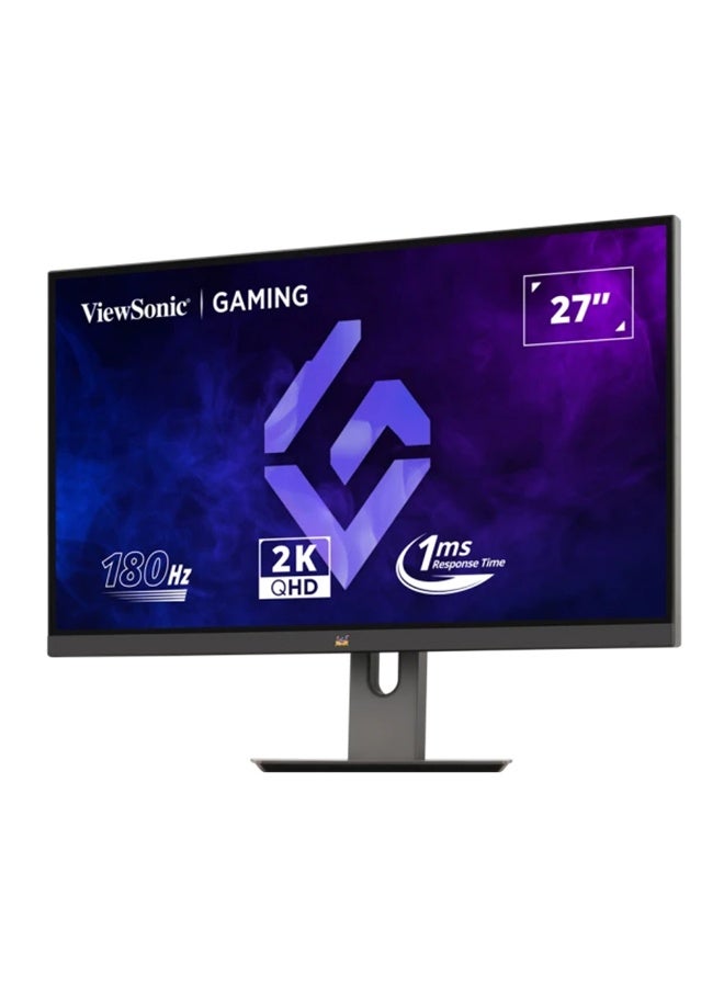 27 Inch  2K Qhd 180Hz (Variable Refresh Rate) 1Ms Gaming Monitor, Ips, Amd Freesync, Hdr10, Eye-Care Technology, Hdmi 2.0X2, Dpx1, Height Adjustable, Tilt/Swivel/Pivot, Vx2758A-2K-Pro-2 Black