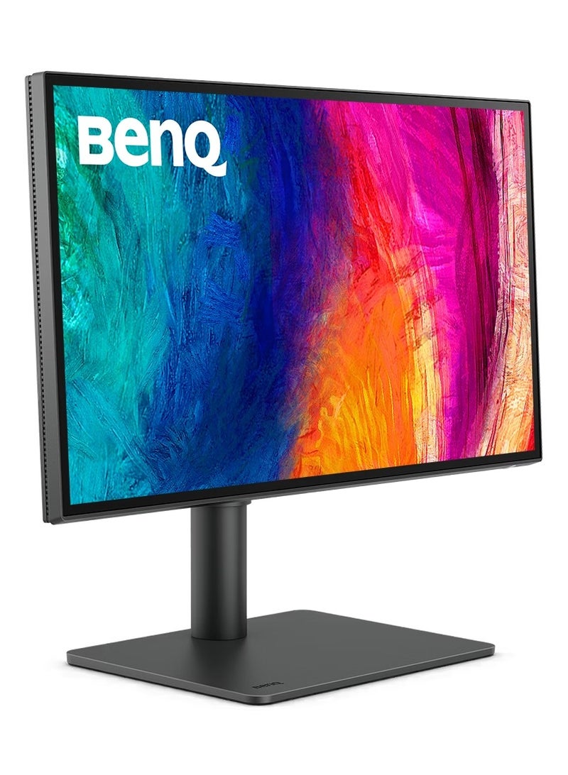 بين كيو BenQ Designer Monitor PD2706U 27" IPS LED Panel 60Hz UHD 4K 100% sRG, 95% P3 HDR10, KVM, USB C Charger, 1 HDMI, 1DP, 3 USB 3.2, 3Y Gray/Gris - Image 2