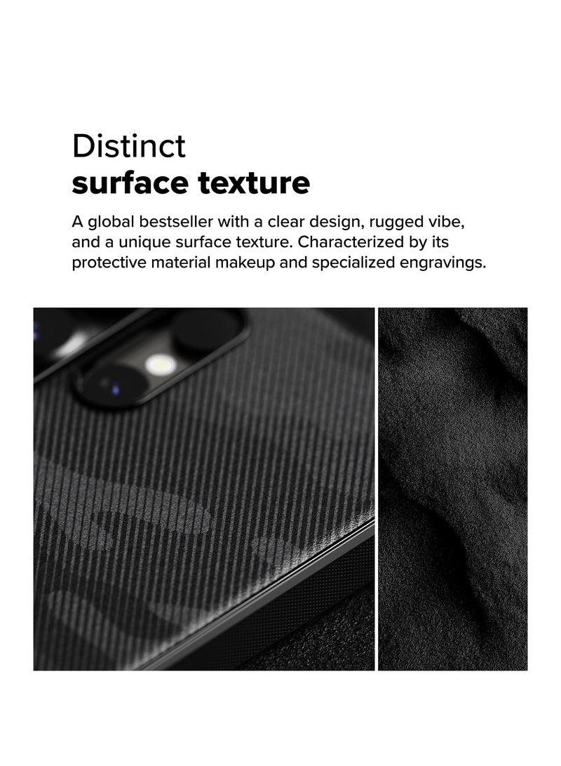 Ringke Onyx [Feels Good in The Hand] Compatible with Samsung Galaxy S25 Ultra Case, Anti-Fingerprint Technology Prevents Oily Smudges Non-Slip Enhanced Grip Precise Cutouts for Camera CAMO BLACK - Image 3