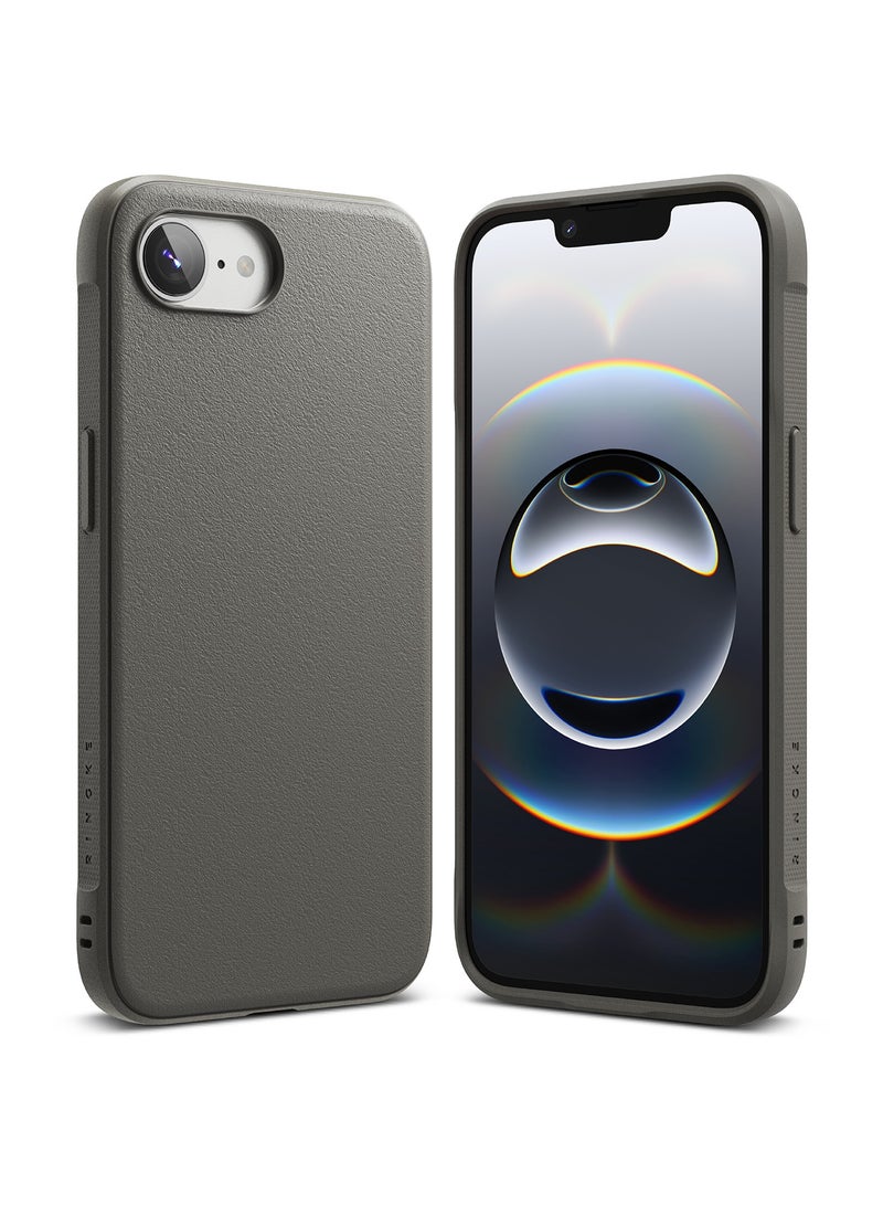 Ringke Onyx [Feels Good in The Hand] Compatible with iPhone 16e Case, Anti-Fingerprint Technology Prevents Oily Smudges Non-Slip Enhanced Grip Precise Cutouts for Camera GREY - Image 1
