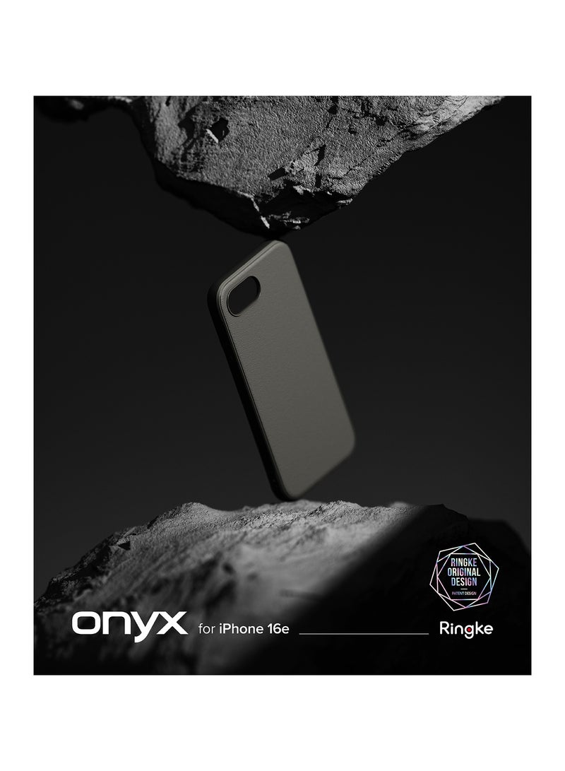 Ringke Onyx [Feels Good in The Hand] Compatible with iPhone 16e Case, Anti-Fingerprint Technology Prevents Oily Smudges Non-Slip Enhanced Grip Precise Cutouts for Camera GREY - Image 2