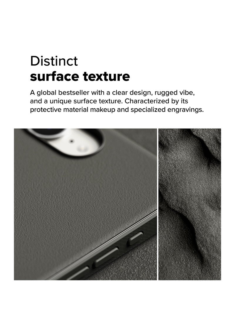 Ringke Onyx [Feels Good in The Hand] Compatible with iPhone 16e Case, Anti-Fingerprint Technology Prevents Oily Smudges Non-Slip Enhanced Grip Precise Cutouts for Camera GREY - Image 3