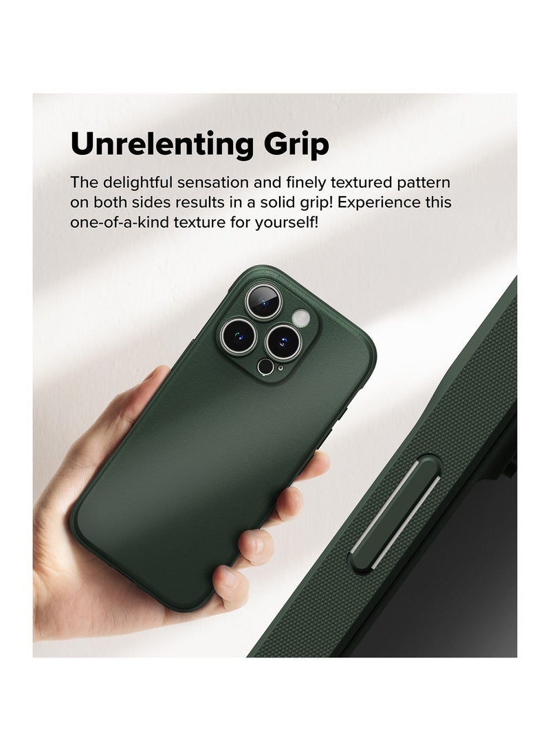 Ringke Onyx [Feels Good in The Hand] Compatible with iPhone 16 Pro Max Case, Anti-Fingerprint Technology Prevents Oily Smudges Non-Slip Enhanced Grip Precise Cutouts for Camera DARK GREEN - Image 4