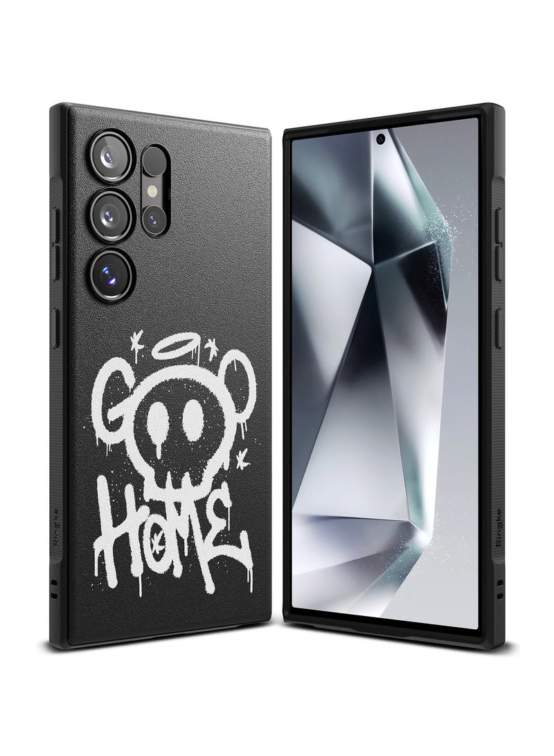 Ringke Onyx [Feels Good in The Hand] Compatible with Samsung Galaxy S24 Ultra Case 5G, Anti-Fingerprint Technology Prevents Oily Smudges Non-Slip Enhanced Grip Precise Cutouts for Camera GRAFFITI 2 - Image 1