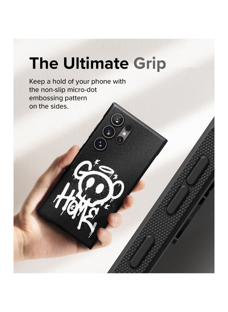 Ringke Onyx [Feels Good in The Hand] Compatible with Samsung Galaxy S24 Ultra Case 5G, Anti-Fingerprint Technology Prevents Oily Smudges Non-Slip Enhanced Grip Precise Cutouts for Camera GRAFFITI 2 - Image 5