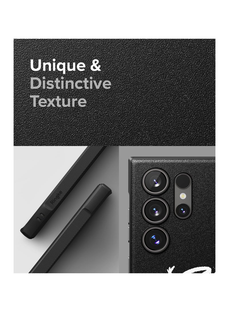 Ringke Onyx [Feels Good in The Hand] Compatible with Samsung Galaxy S24 Ultra Case 5G, Anti-Fingerprint Technology Prevents Oily Smudges Non-Slip Enhanced Grip Precise Cutouts for Camera GRAFFITI 2 - Image 4