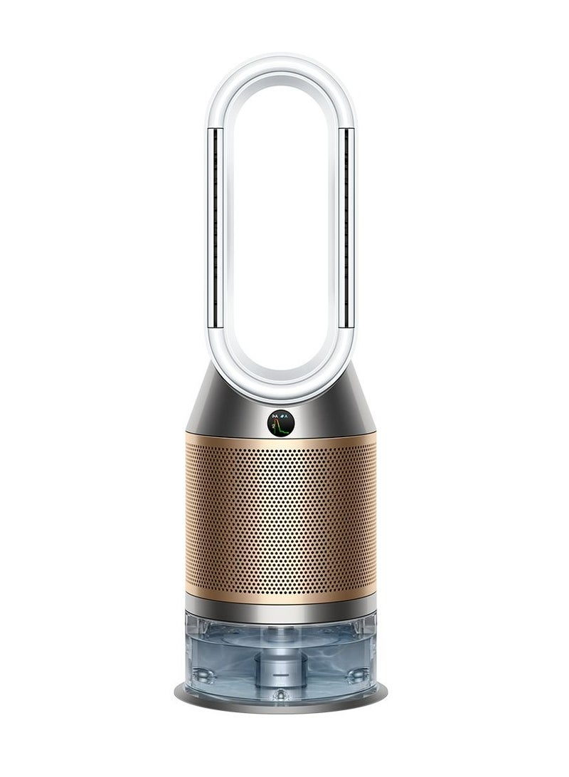 دايسون Dyson Purifier Humidify+Cool PH2 De-NOx (White/Gold) – Advanced 3-in-1 Air Purifier, Humidifier & Fan PH05 White Gold  - Image 1