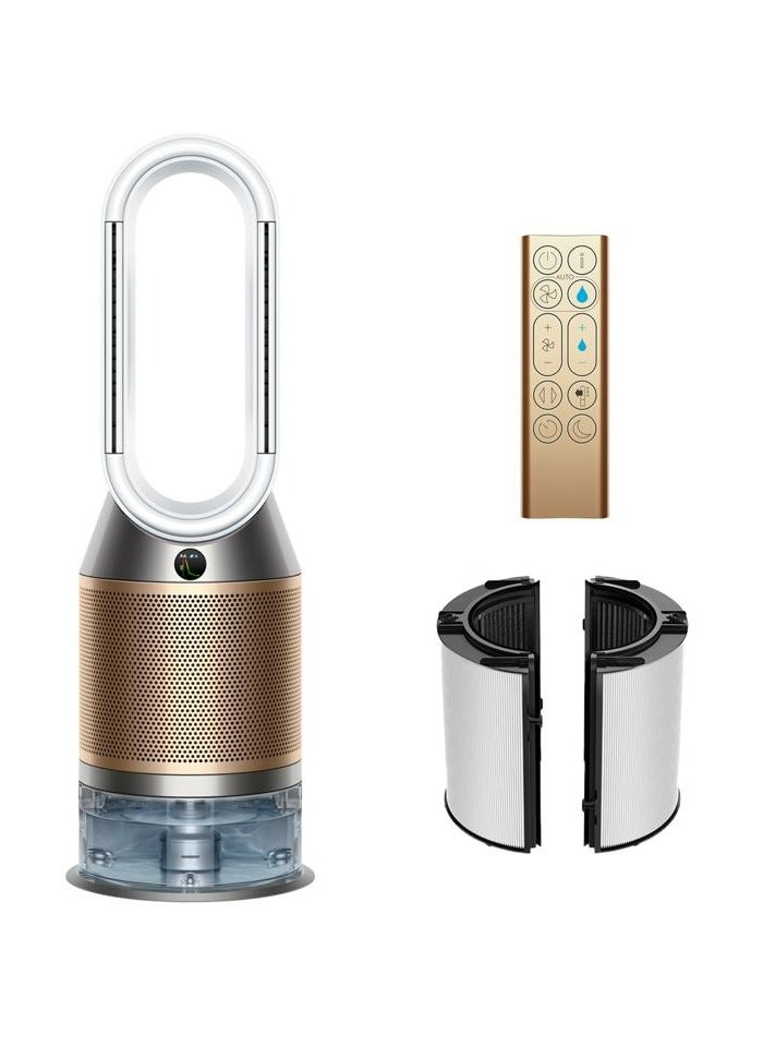 دايسون Dyson Purifier Humidify+Cool PH2 De-NOx (White/Gold) – Advanced 3-in-1 Air Purifier, Humidifier & Fan PH05 White Gold  - Image 2