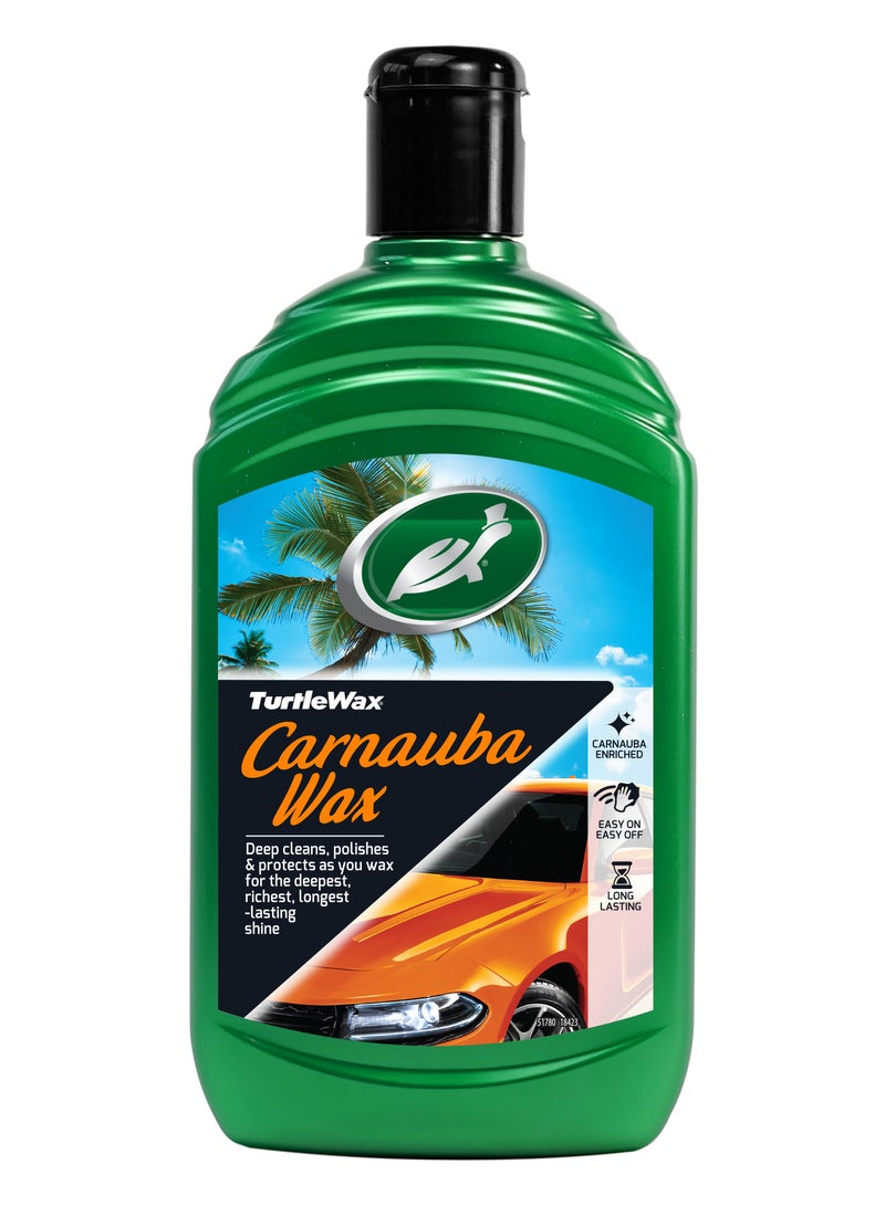 Turtle wax Carnauba Car Wax 500ml  - Image 1