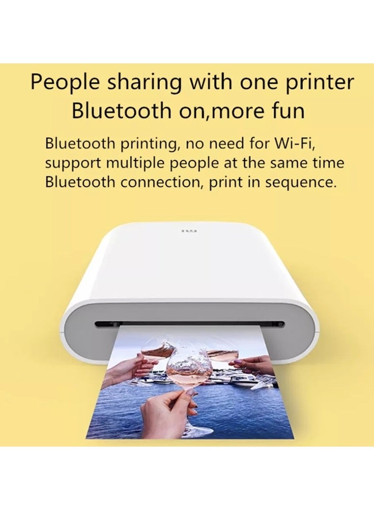 Xiaomi Original Xiaomi Portable Pocket Photo Printer White - Image 3