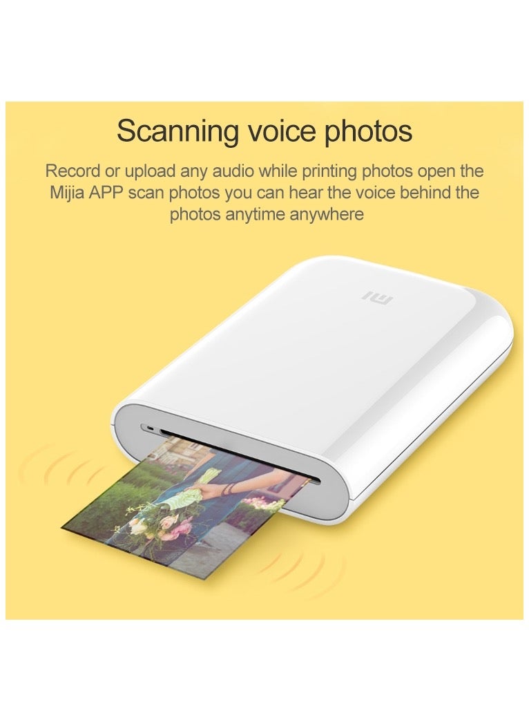 Xiaomi Original Xiaomi Portable Pocket Photo Printer White - Image 4