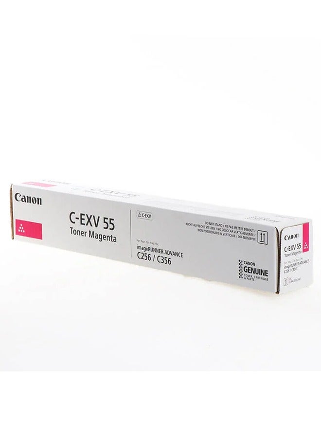 كانون Original C-EXV 55 Toner Cartridge  for  C256i, C257i, C356i, and C357i Magenta - Image 1