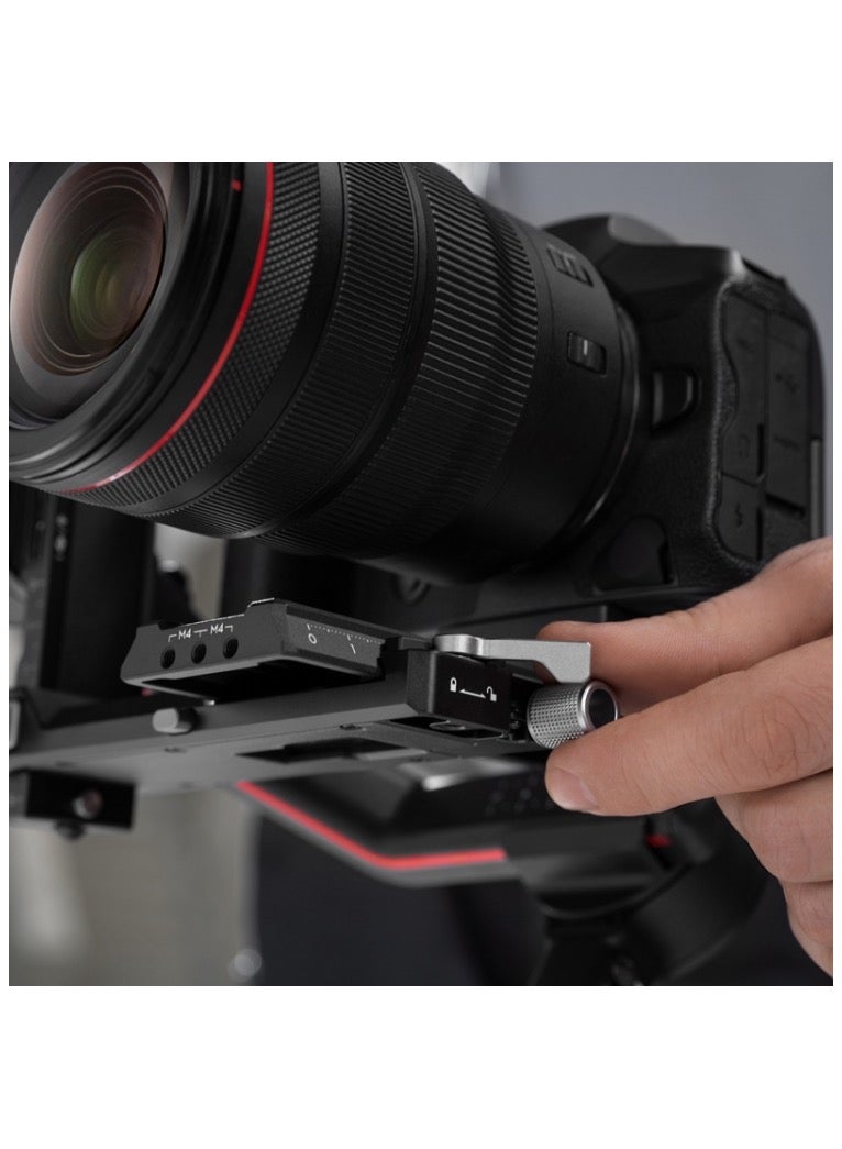 dji Original DJI R Quick Release Plate (Upper) Compatible with RS 4 Pro / RS 4 / RS 3 Pro / RS 3 / RS 2 / RS C2 - Image 4