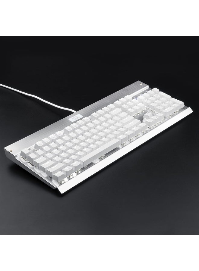 REDRAGON - KG010-KN Wired Mechanical Gaming Keyboard , 100% Anti- Ghosting Multiple Keys Can be Pressed Simultaneously , 9 LED Backlit Effects ,Doule-Shot Injection Keycaps with razor sharp lighting and durability against scratching and prolonged use , Compact Mechanical Keyboard Dedicated Arrow Keys, for PC and laptop use in home and office - Brown Switch - Image 1