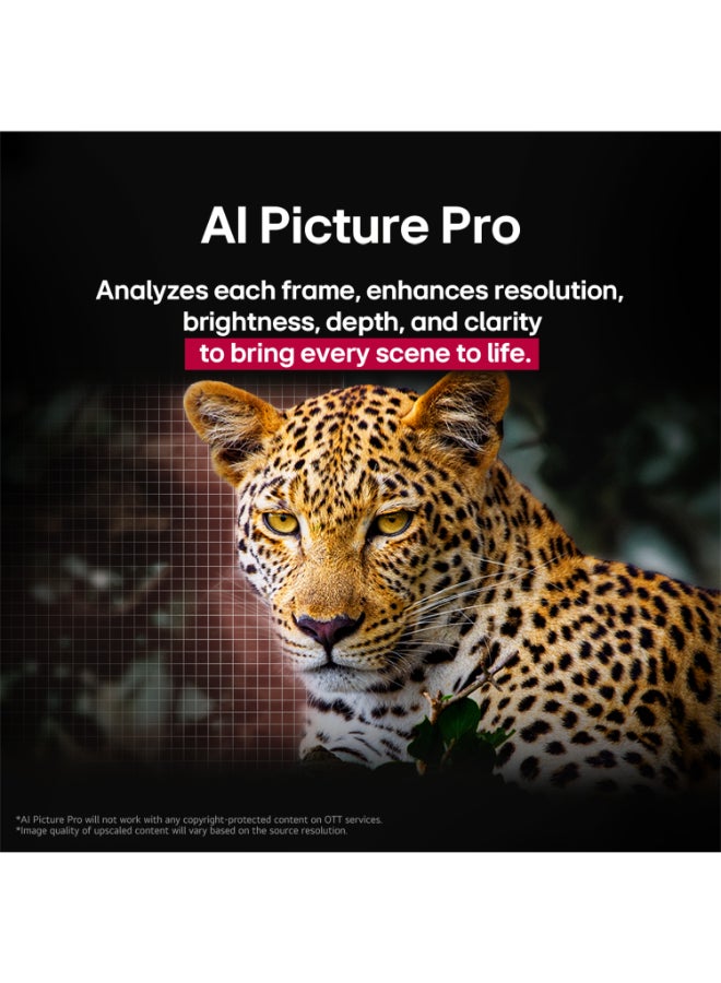 LG 77 Inch LG OLED EVO AI C5 4K 144Hz Smart TV AI Magic remote webOS25 2025 OLED77C56LA-AMAG black - Image 5