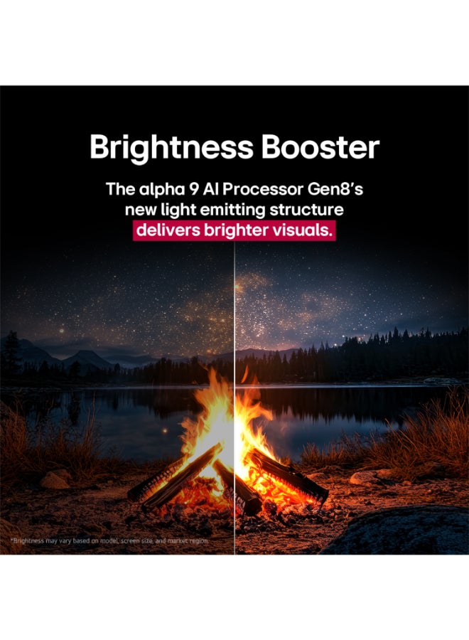 LG 77 Inch LG OLED EVO AI C5 4K 144Hz Smart TV AI Magic remote webOS25 2025 OLED77C56LA-AMAG black - Image 2