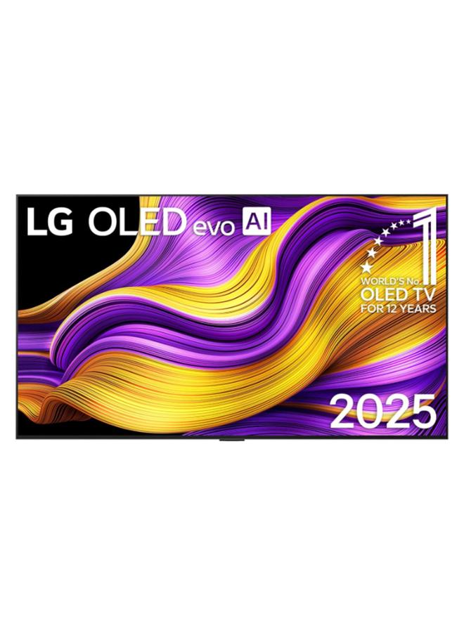 65 inch LG OLED evo AI G5 4K 165Hz Smart TV AI Magic remote webOS25 2025 OLED65G56LA-AMAG black
