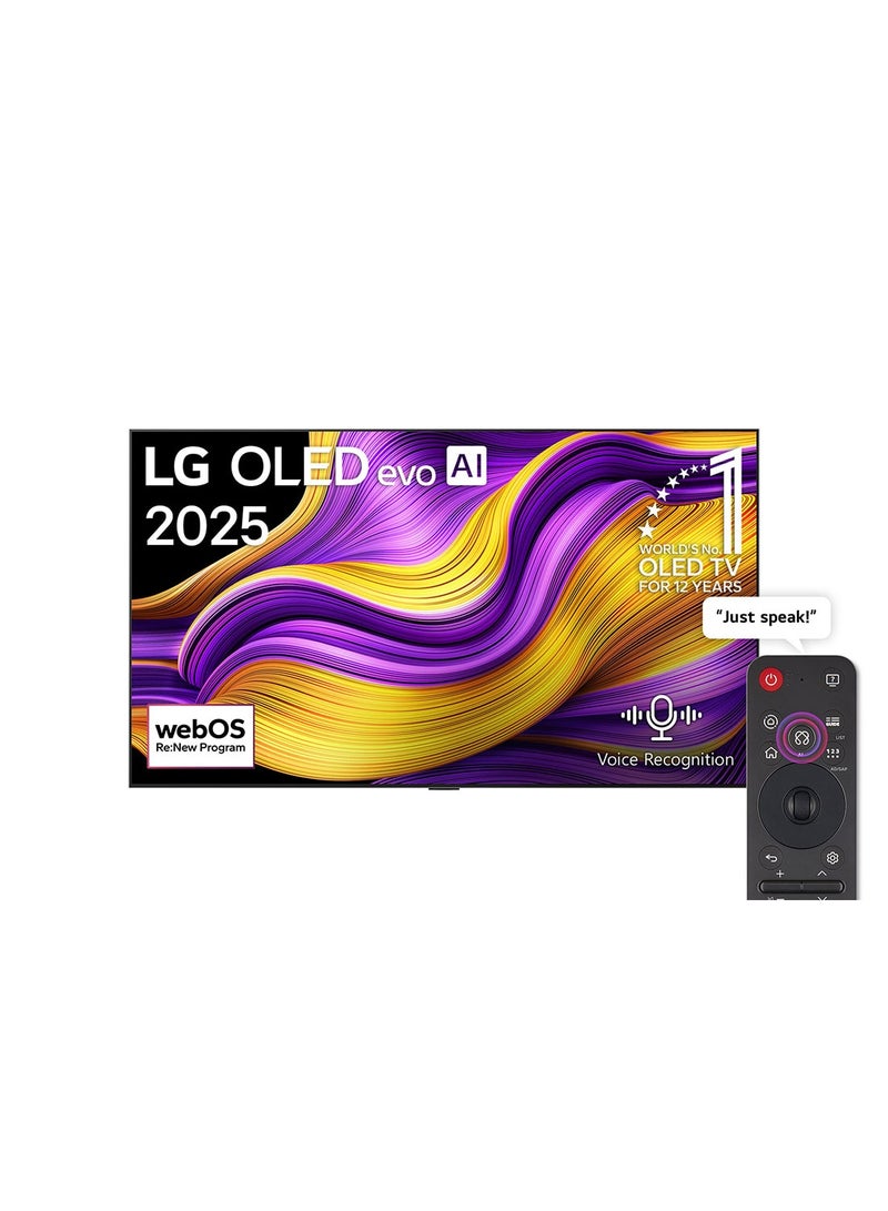 LG 77 inch LG OLED evo AI G5 4K 165Hz Smart TV AI Magic remote webOS25 2025 OLED77G56LA-AMAG black - Image 1