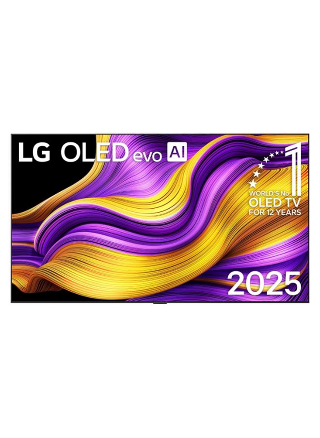 83 inch LG OLED evo AI G5 4K 165Hz Smart TV AI Magic remote webOS25 2025 OLED83G56LA-AMAG black