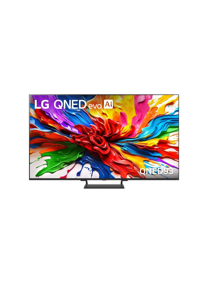 LG 75 inch LG Mini-LED QNED AI QNED93 4K 144Hz Smart AI Magic remote Dolby Vision webOS25 2025 75QNED93A6A-AMAQ black  - Image 1
