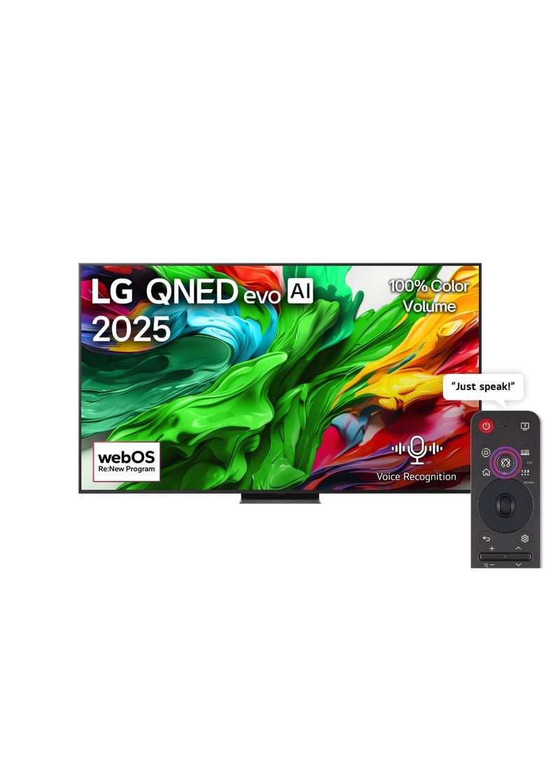 LG 86 inch LG Mini-LED QNED EVO AI QNED82 4K 144Hz Smart TV AI Magic remote  webOS25 2025 86QNED86A6A-AMAG black - Image 1