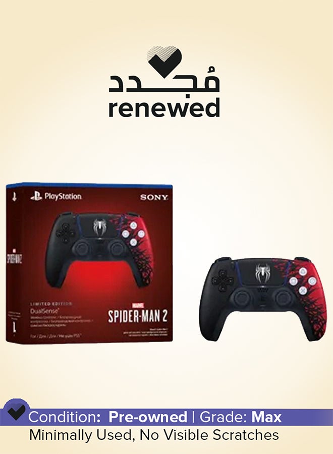 Sony Renewed - DualSense Wireless Controller for PlayStation 5- Marvel’s Spider-Man 2 Limited Edition  - Image 1