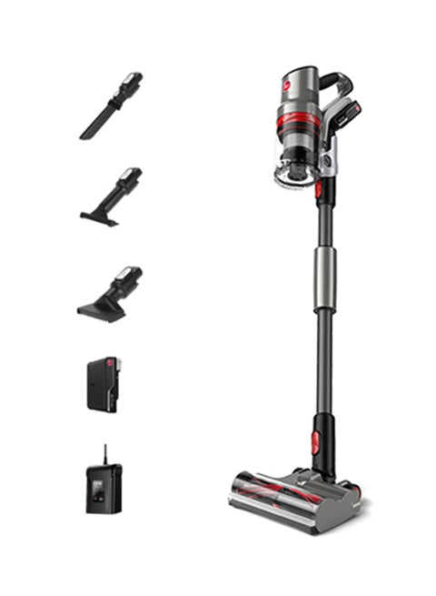 Home Pro Plus Cordless Stick Vacuum CLSV-HPMA, for Powerful, Easy and Whole Home Cleaning, FlexiClean Pole to Tight Spaces - 5 W CLSV-HPMA Graphite & Red