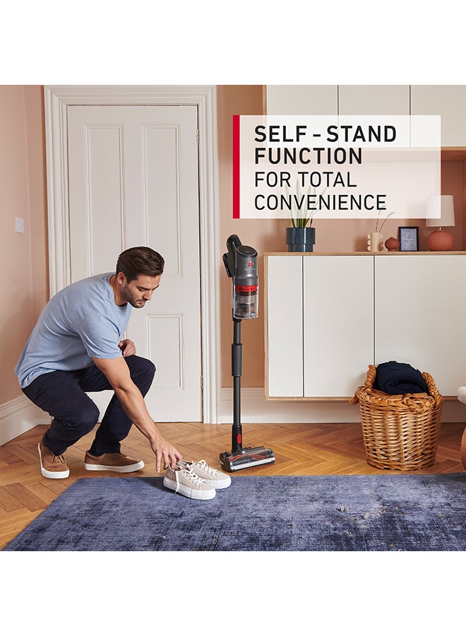 Home Pro Plus Cordless Stick Vacuum CLSV-HPMA, for Powerful, Easy and Whole Home Cleaning, FlexiClean Pole to Tight Spaces - 5 W CLSV-HPMA Graphite & Red